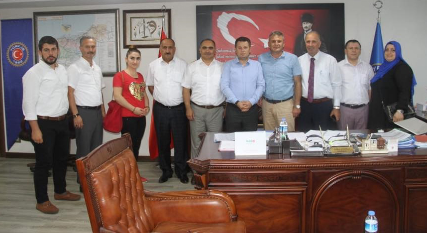 Başkanlarımız Türk-İş Trabzon Temsilcisi Gedikli’ yi Ziyaret Ettiler