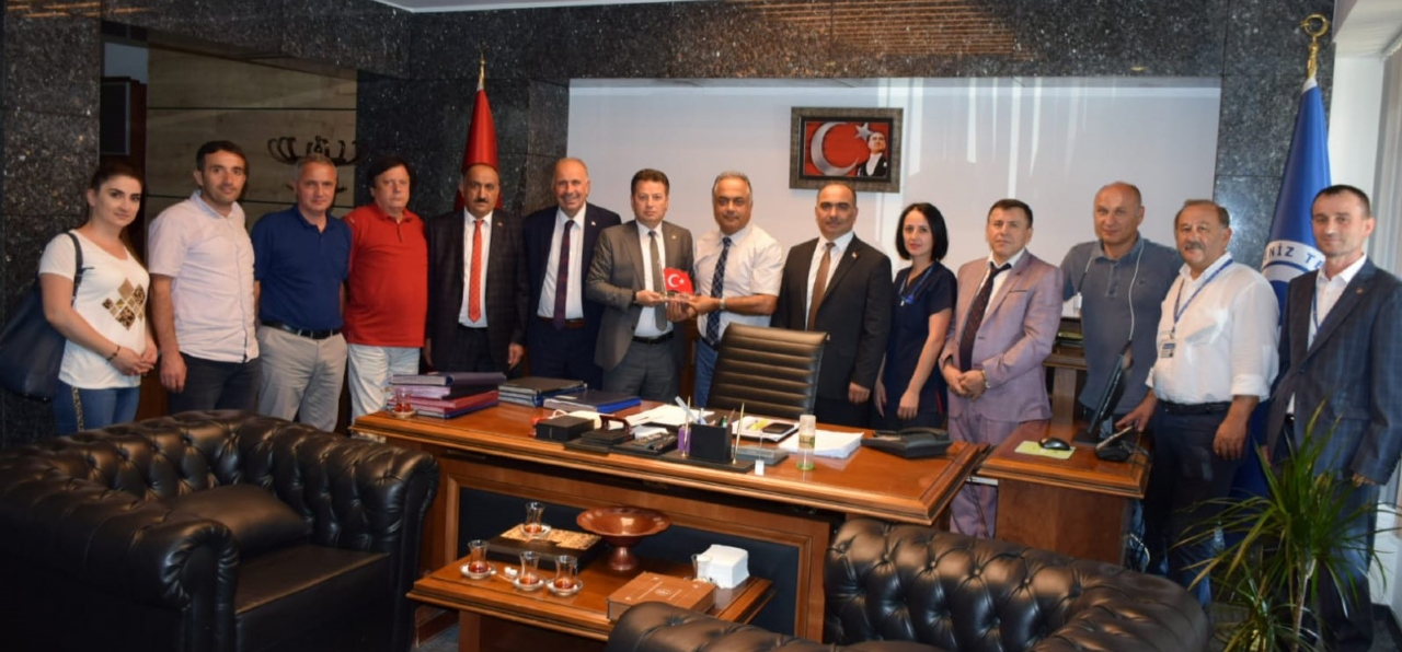 Başkanlarımız, KTÜ Farabi Hastanesi Başhekimi Prof Dr. Aliyazıcıoğlu’ nu Ziyaret Ettiler