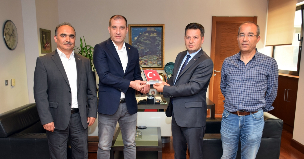 Başkanlarımız, HABERTÜRK Ankara Temsilcisi Bülent Aydemir’i Ziyaret Ettiler