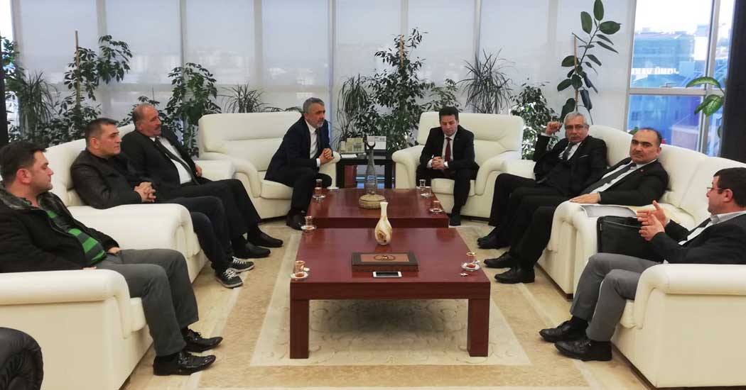 Başkanlarımız Ondokuz Mayıs Üniversitesi Rektörü Prof Dr. Bilgiç’i Ziyaret Ettiler