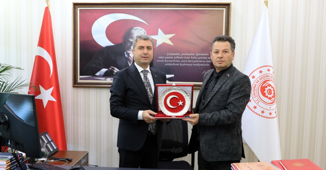 Genel Başkanımız Hakan Toy, Çalışma Genel Müdürü Mehmet Baş’ı Ziyaret Etti
