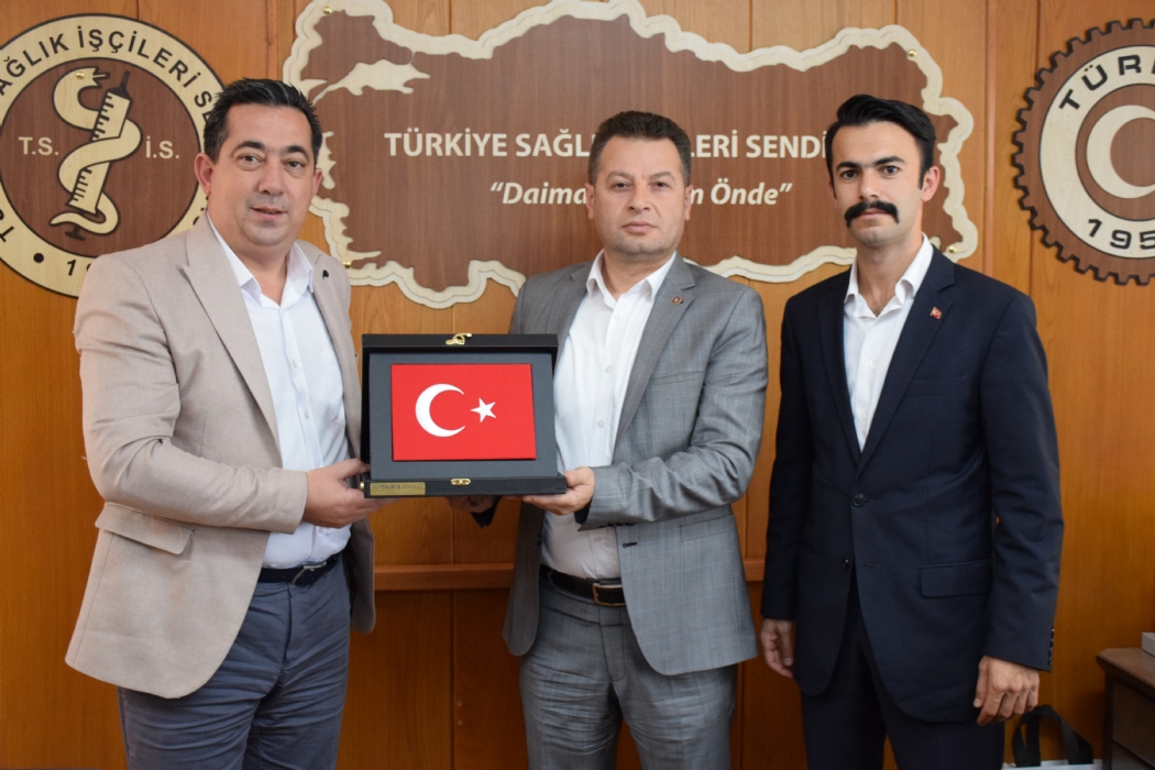 Güvenlik – İş Ankara Şubesi Yönetim Kurulu Üyeleri Genel Başkanımızı Ziyaret Etti
