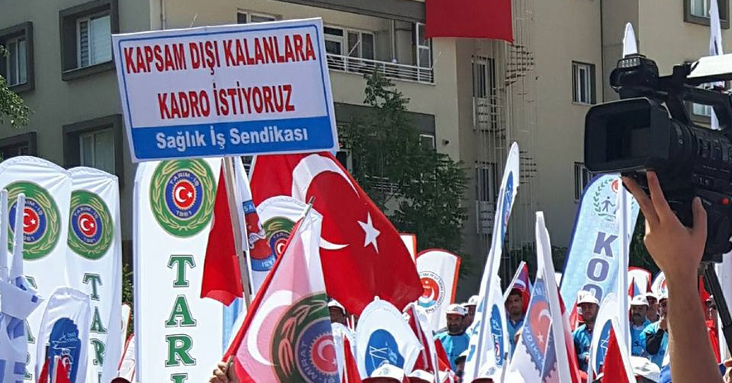 Türk-İş 1 Mayıs Emek Ve Dayanışma Günü’nü Hatay’da Coşkuyla Kutladı